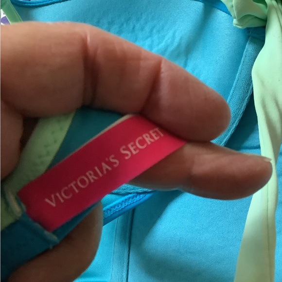 Cole of  California bikini bottom turquoise Med Victoria Secret top 32Cup - Picture 8 of 10